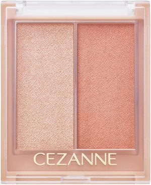 Кремовый хайлайтер-румяна с влажным сиянием CEZANNE Face Glow Color