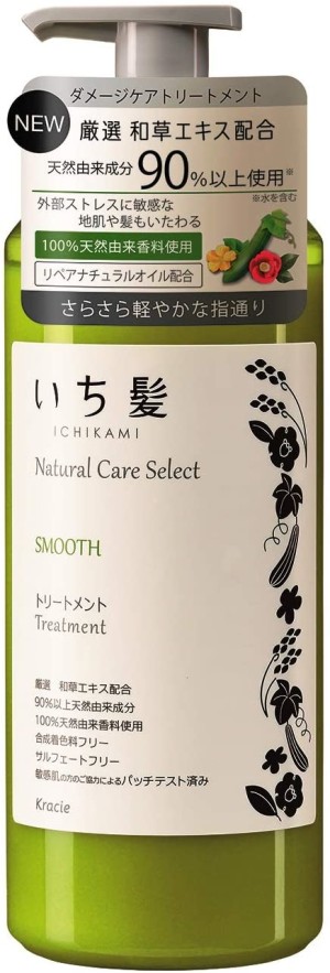 Разглаживающий бальзам Kracie Ichikami Natural Care Select Smooth Treatment