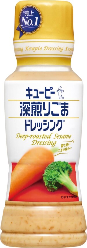 Соус-дрессинг с насыщенным вкусом жареного кунжута Kewpie Deep-Roasted Sesame Dressing