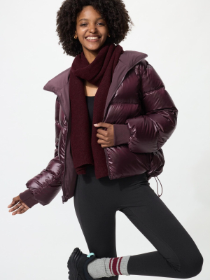 Двусторонний укороченный пуховик Uniqlo Reversible Short Down Jacket