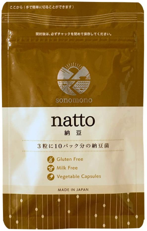 Живые бактерии натто в капсулах Sonomono Natto 100%