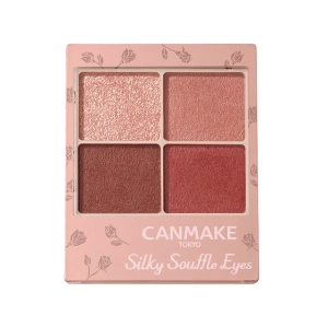 Полупрозрачные матовые тени для век CANMAKE Silky Souffle Eyes Matte Type