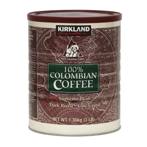 Молотый колумбийский кофе темной обжарки Kirkland Signature Colombian Ground Coffee