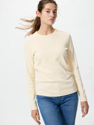 Универсальный лонгслив Uniqlo Soft Rib Crew Neck T Long Sleeve