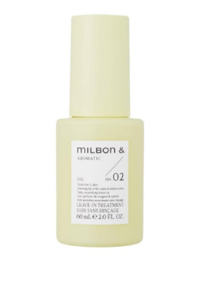 Масло для гладкости и шелковистости волос с ароматом лилии и амбры Milbon & Aromatic Oil no.02