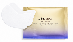 Осветляющая лифтинг-маска для кожи вокруг глаз с ретинолом SHISEIDO Vital Perfection UL Firming Express Eye Mask
