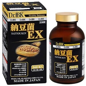 Комплекс с наттокиназой Dr.+BK Bacillus Natto EX (Black) Noguchi Medical Research Institute
