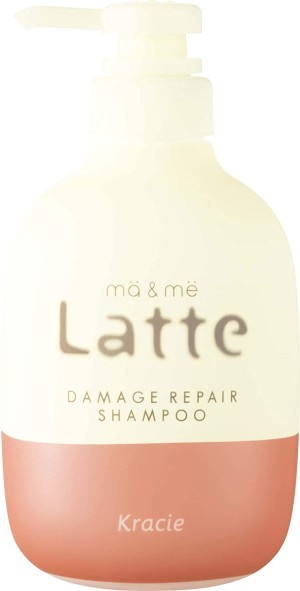 Бессульфатный восстанавливающий шампунь с молочным белком Kracie Ma & Me Latte Damage Repair Shampoo
