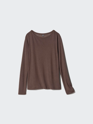 Полупрозрачная блуза Uniqlo Sheer T