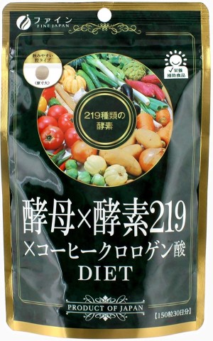 Комплекс против лишнего веса Fine Japan Yeast x Enzyme 219 × Coffeechlorogen Acid Diet Grain Type
