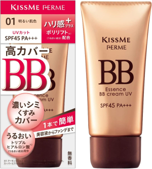 Многофункциональный BB-крем “Упругость и сияние” Kiss Me Ferm Essence BB Cream UV SPF45 PA+++