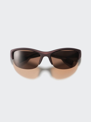 Спортивные солнцезащитные очки полуободковые Uniqlo Sports Sunglasses Half-Rim