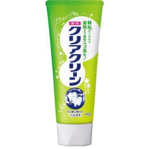 Освежающая зубная паста с фтором для профилактики кариеса Kao Clear Clean Medicated Toothpaste