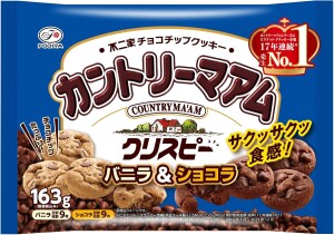 Хрустящее печенье с шоколадной крошкой ассорти ваниль и шоколад Fujiya Country Ma’am Crispy Vanilla & Chocolate