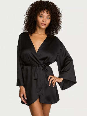 Короткий атласный халат Victoria’s Secret Satin Short Robe