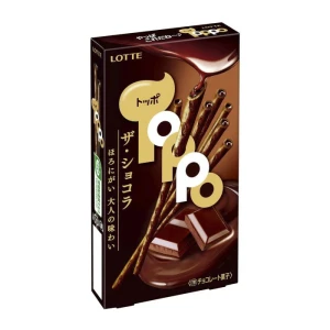 Хрустящие палочки с горьким шоколадом LOTTE Toppo The Chocolate