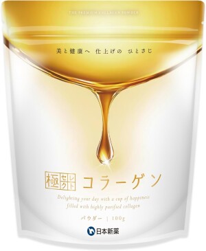 Чистый низкомолекулярный рыбный коллаген Nippon Shinyaku Kiwami Select Collagen Powder