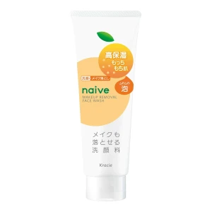 Очищающая пенка для снятия макияжа с керамидами юдзу Kracie Naive Makeup Remover Cleansing Foam