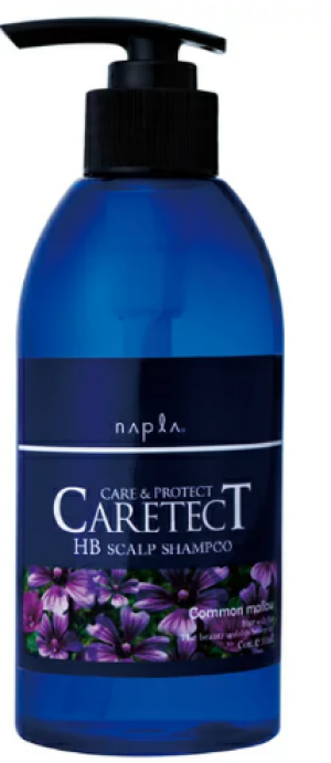 Восстанавливающий безсиликоновый шампунь для профессионального ухода за волосами и кожей головы Napla Caretect HB Scalp Shampoo