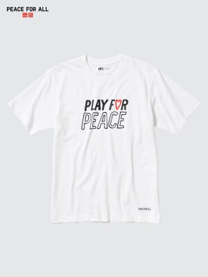 Футболка из коллекции «EACE FOR ALL / Kei Nishikori» Uniqlo PEACE FOR ALL T-Shirt Kei Nishikori