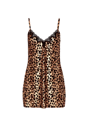 Атласная мини-комбинация с кружевной отделкой Victoria’s Secret Very Sexy Satin Rose Lace-Trim Mini Slip Dress