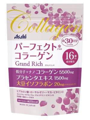 Комплекс для женщин с коллагеном и соевыми изофлавонами Asahi Perfect Asta Collagen Powder Grand Rich