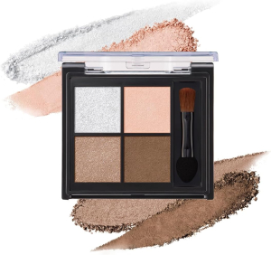 Увлажняющие мерцающие тени с 3D эффектом Kiss Me Ferm Styling Eye Palette