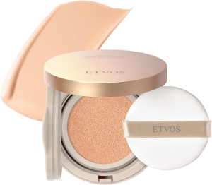 Увлажняющий тональный кушон с эффектом естественного сияния ETVOS Mineral Glow Skin Cushion SPF32 PA+++