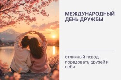 Международный день дружбы - отличный повод порадовать друзей и близких! 🎉