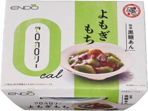 Диетический десерт йомоги моти с ароматом полыни Endo Zero Calorie Yomogi Mochi