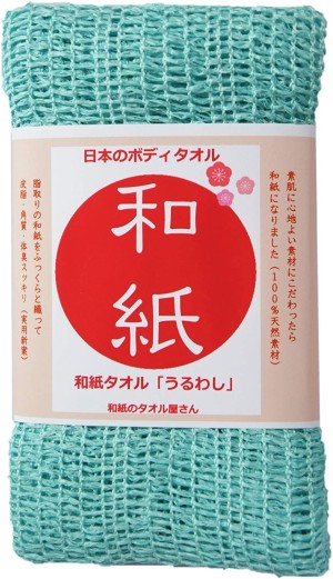 Мочалка для тела Uruwashi Japanese Paper Towel