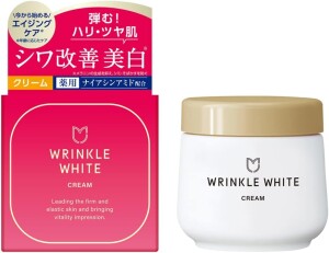 Осветляющий, увлажняющий крем против морщин с ниацинамидом и CICA Meishoku Wrinkle White Cream