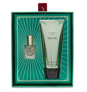 Подарочный набор мини-парфюм и арома-лосьон Victoria’s Secret Fine Fragrance Daring 2-Piece Gift Set