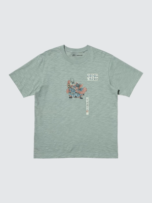 Футболка из коллекции  «Японские герои в гравюре» Uniqlo Boston Museum of Fine Arts Ukiyo-E Heroes UT
