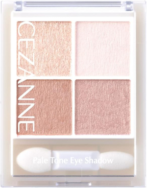 Палетка теней для век в нежных пастельных оттенках CEZANNE Pale Tone Eye Shadow