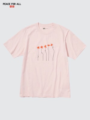 Футболка из коллекции «PEACE FOR ALL / Hana Tajima» Uniqlo PEACE FOR ALL T-Shirt Hana Tajima