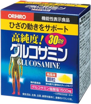 Комплекс с глюкозамином, хондроитином и коллагеном для здоровья суставов Orihiro High Purity Glucosamine