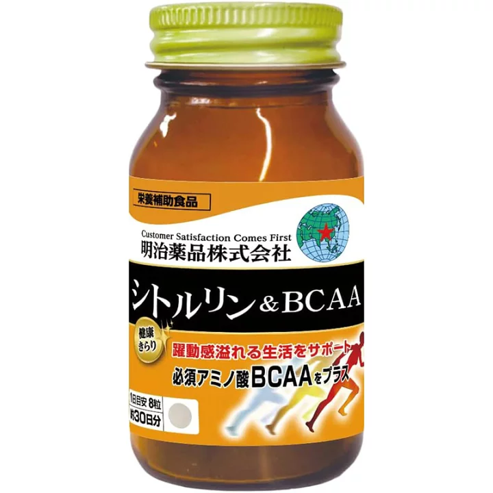 Комплекс аминокислот для спортсменов с цитруллином и BCAA Meiji Noguchi Citrulline & BCAA