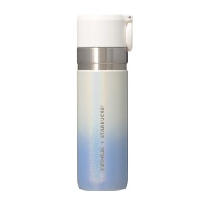Термобутылка Весеннее небо STARBUCKS SAKURA2026 Stainless Steel Bottle STANLEY Shiny Airy Blue Gradient 473ml