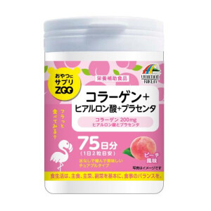 Комплекс Коллаген, гиалуроновая кислота и плацента ZOO Unimat Riken на 75 дней со вкусом персика