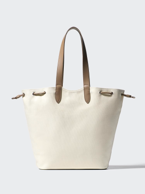 Холщовая сумка свободного кроя Uniqlo Canvas Tote Bag