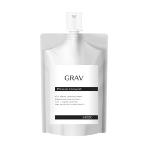 Универсальная гипоаллергенная пенка для глубокого очищения и увлажнения кожи лица S-ROSSO Growth Project GRAV Premium Face Wash