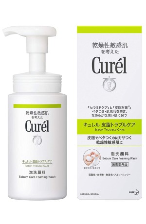 Пенка для умывания KAO Curel Sebum Trouble Care Foam Facial Cleanser
