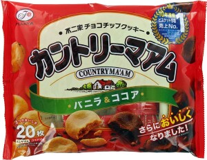 Шоколадное печенье Fujiya Country Maam (ваниль и какао) от Fujiy