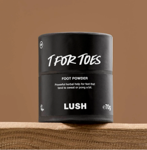 Освежающая пудра для ног Lush T for Toes Foot Powder
