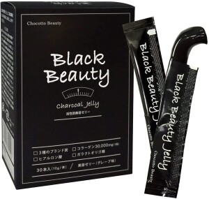 Желе с древесным углем и коллагеном Black Beauty Charcoal Jelly