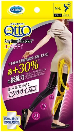 Компрессионные дневные леггинсы Dr.Scholl MediQtto Anytime Exercise Everyday Pressure Leggings