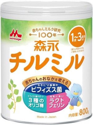 Сбалансированная питательная смесь для детей от 1 до 3 лет Morinaga Follow-up Powdered Milk Chill Mill
