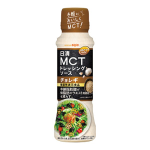 Соус-заправка с маслом MCT «Чорег» с мягким чесночным вкусом Nisshin Oillio MCT Dressing Sauce Choregi