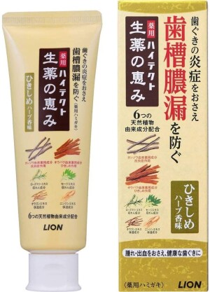 Лечебная зубная паста Lion Grace Of High Tech Herbal Medicine Herbal Flavor          